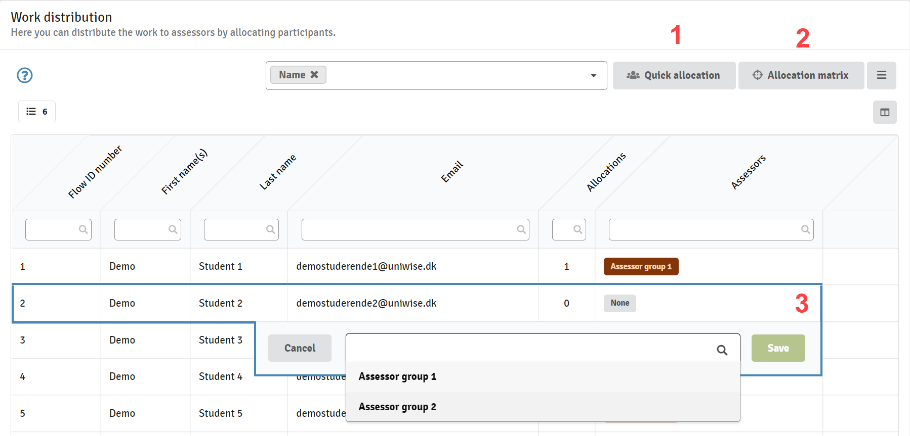 Managing Assessors, Reviewers and Marking Settings Service Centre