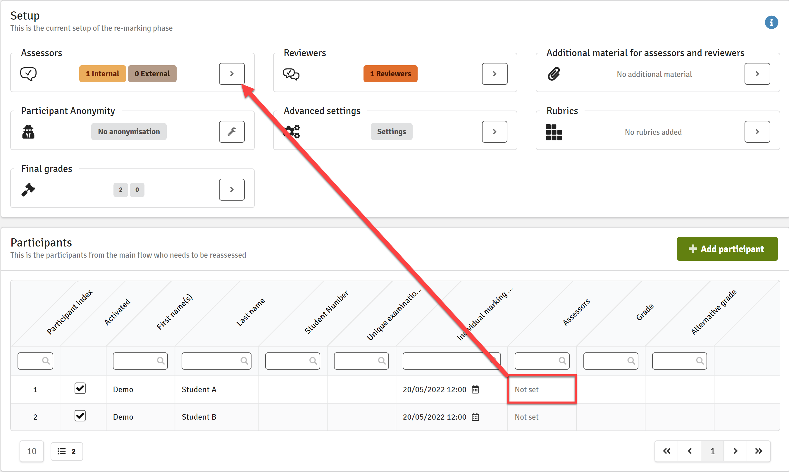 Setting Up a Remarking Flow Service Centre